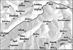 Swisstopo - Skitourenkarte Schweiz - 264S Jungfrau, 1:50000